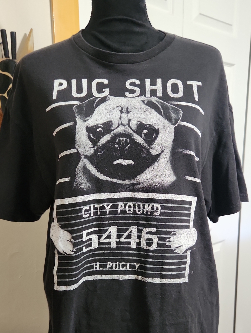 Delta Black "Pug Shot" Graphic Tee